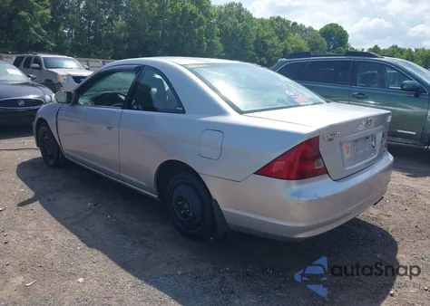 2001 Honda Civic Ex из США, поврежденный, VIN 1HGEM22911L086826